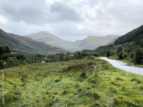 Wallpaper Mural A view of the Scottish Highlands near Ben Nevis on an Overcast day Torontodigital.ca