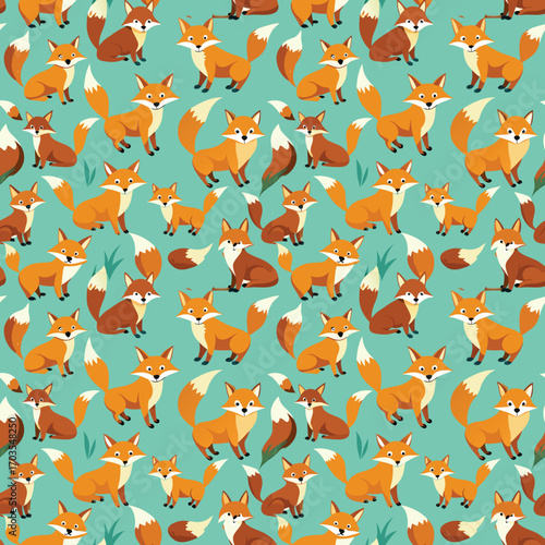 Cute Fox Pattern