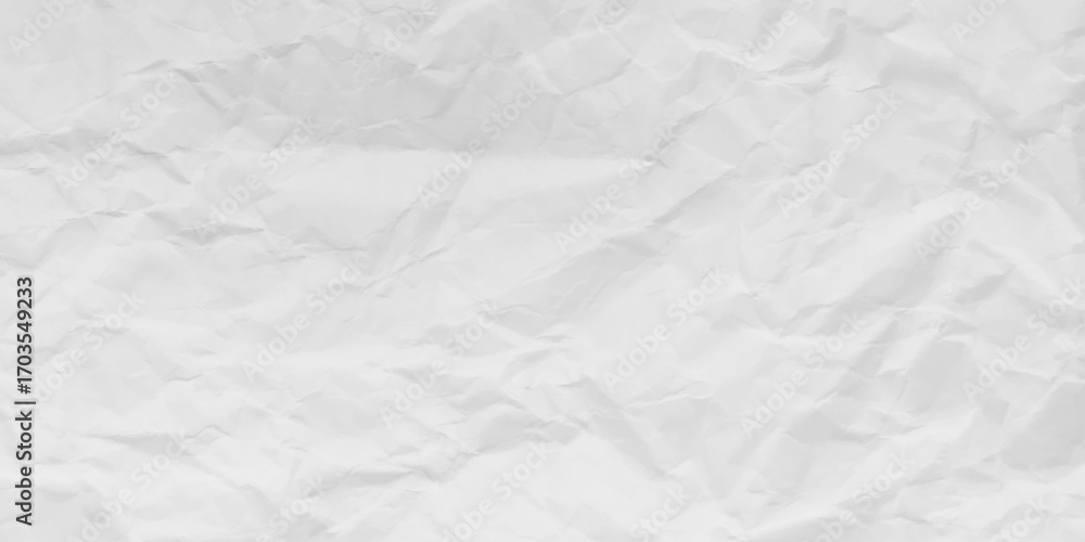 Obraz premium The background is white with an old surface, with cracks and kinks. Texture of paper in retro style, crumple.