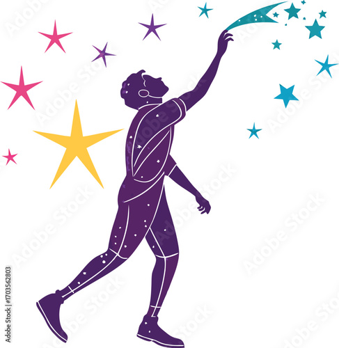 Reach for the stars and achieve dreams with ambition, aspiration, and inspiration for future success