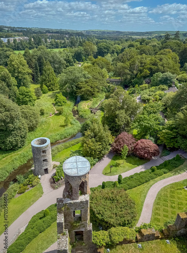 View from Blarney castle in Ireland