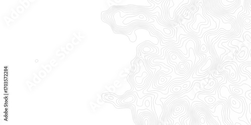 Abstract minimal geography location vector topo map. creative discovery White wave grid stripe line map topography. vector geographic contour mounted map background.	