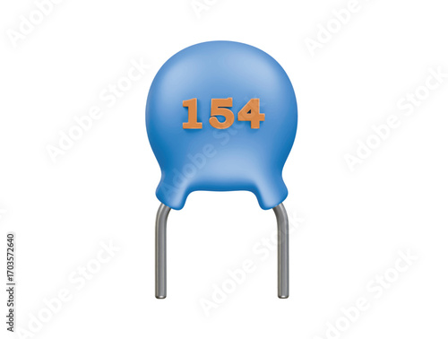 capacitor icon 3d illustration render