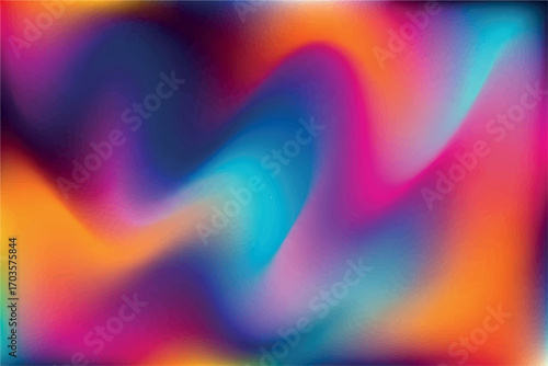 Vibrant abstract background with swirling colors of purple, blue, pink, and orange, creating a fluid and dynamic gradient effect