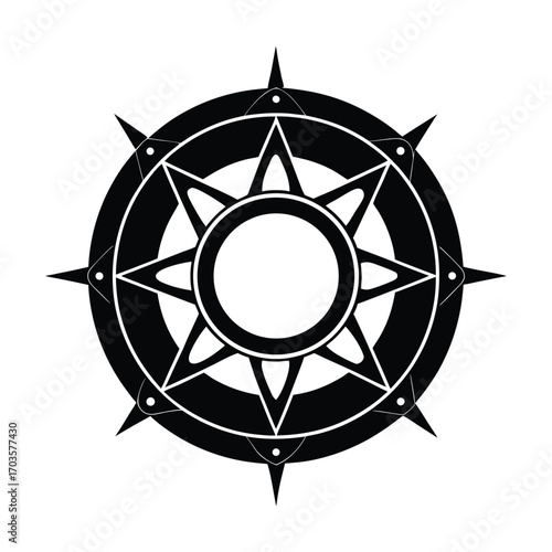 compass rose emblem