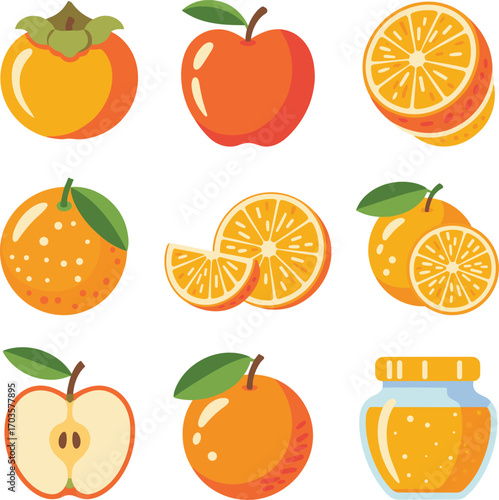 A Vibrant Assortment of Fresh Fruits and Sweet Honey Showcasing Nature's Delicious Offerings