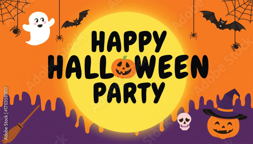 halloween background with pumpkin