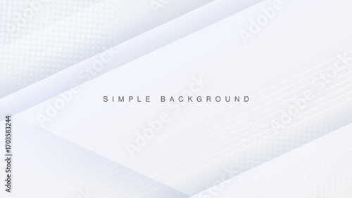 クリーンでミニマルなホワイトグレー背景ベクター
