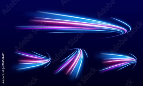 Magical beams rotate like a sunbeam filtered through glass. A mix of neon and white gives a clean yet powerful glow. Perfect for abstract tech backgrounds or sci-fi themes.