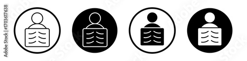 X ray icon collection in black and white filled and outlined style for web.
