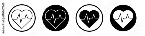 Wellbeing icon collection in black and white filled and outlined style for web.