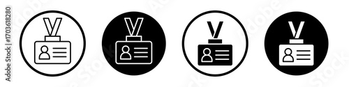 Visitor icon collection in black and white filled and outlined style for web.