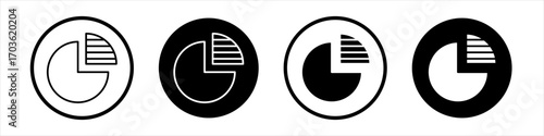 Sector icon collection in black and white filled and outlined style for web.