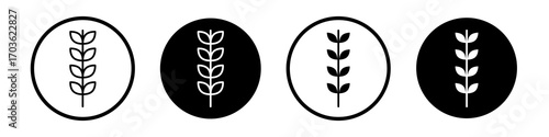 Malt icon collection in black and white filled and outlined style for web.