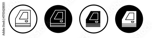 Car door icon collection in black and white filled and outlined style for web.