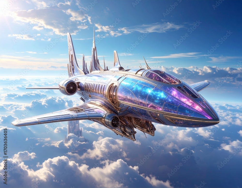 Obraz premium fantasy plane