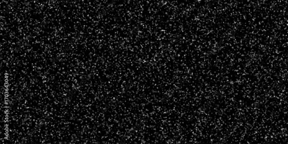 Fototapeta premium Snowfall Bokeh Lights on Black Background, Shot of Flying Snowflakes in the Air. Falling snow isolated on pure black background. Shiny luxury black glitter texture surface background.