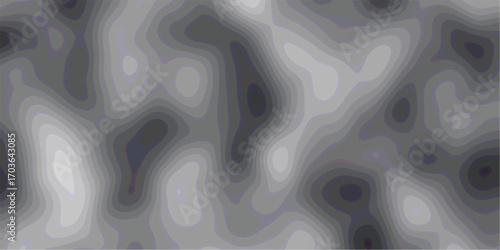 Abstract topographical map illustration showing gradient lines in shades of gray representing elevation and terrain