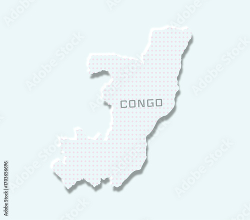 Clean map of Congo — perfect for cultural identity, education, and modern design.