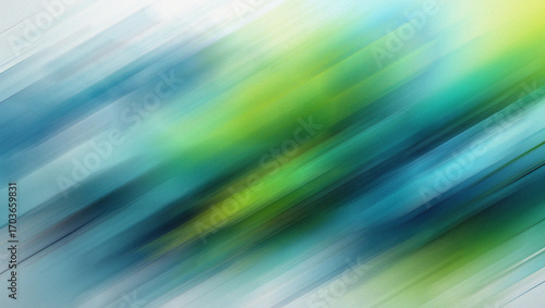 Diagonal Streaks of Blue Green and Yellow Abstract Background image photo
