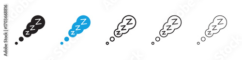 Zzz Icon collection for web design