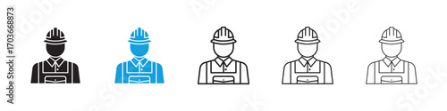 Worker Icon collection for web design