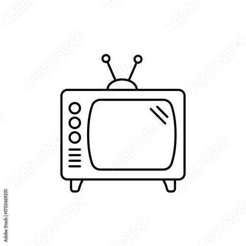 Icon a Television, isolated against a clean background.