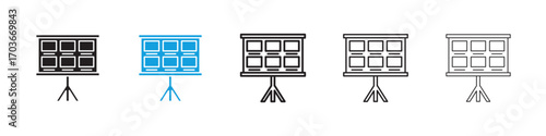 Storyboard Icon collection for web design