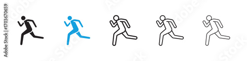 Running Icon collection for web design