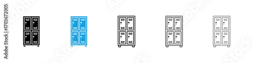 Locker Icon collection for web design