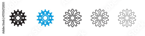 Gear Icon collection for web design