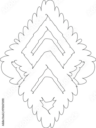  a digital quilting design