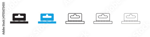 Euro hook Icon collection for web design