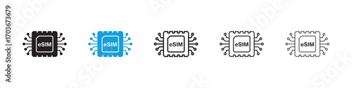 ESIM Icon collection for web design