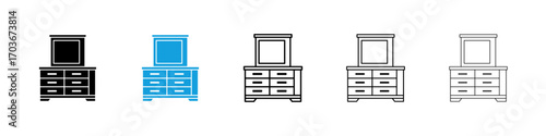 Dresser Icon collection for web design