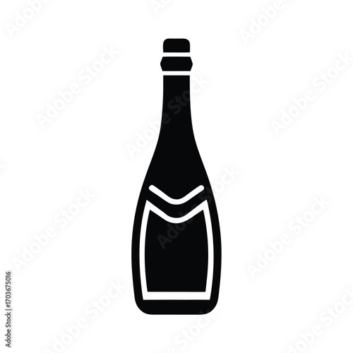 Champagne Bottle Icon