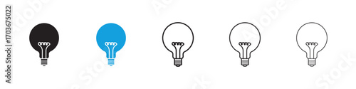 Bulb Icon collection for web design