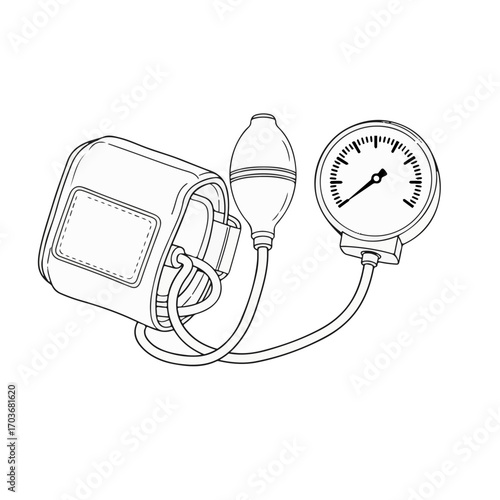 manual sphygmomanometer (blood pressure monitor)