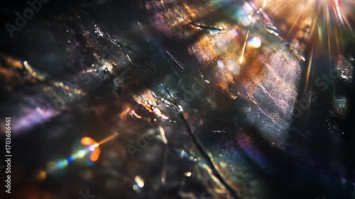 Abstract macro view of a mineral