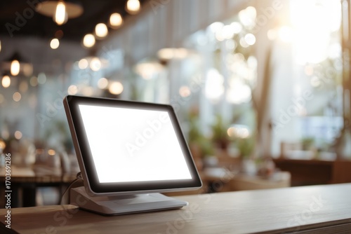 Point of sale terminal in a cafe