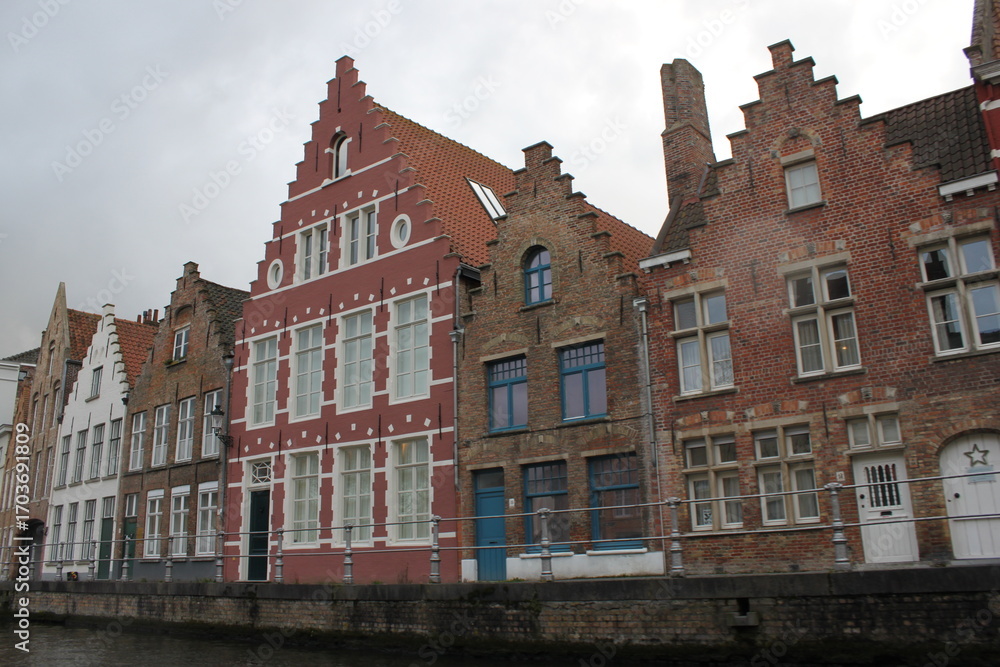 Fototapeta premium houses in Bruges 