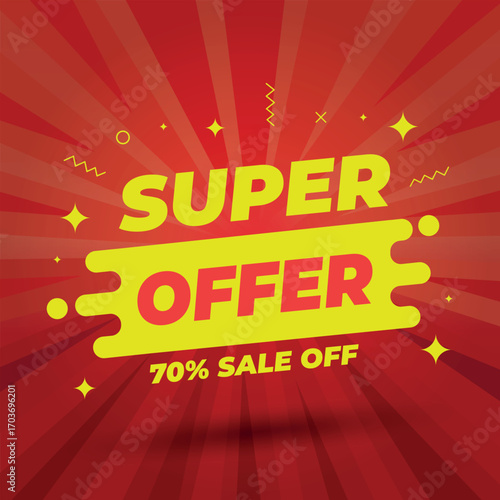Super Offer Sale Promotional banner