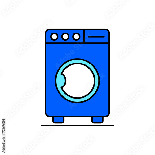 Icon a Washing Machine, isolated against a clean background.