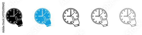 Specify at time icons vector illustration for ui