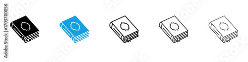 Quran kareem icons vector illustration for ui