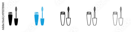 Mascara icons vector illustration for ui