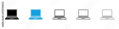 Laptop icons vector illustration for ui
