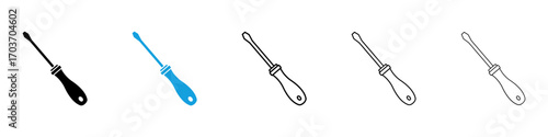 Screwdriver icons vector illustration for ui