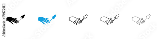 Manicure icons vector illustration for ui