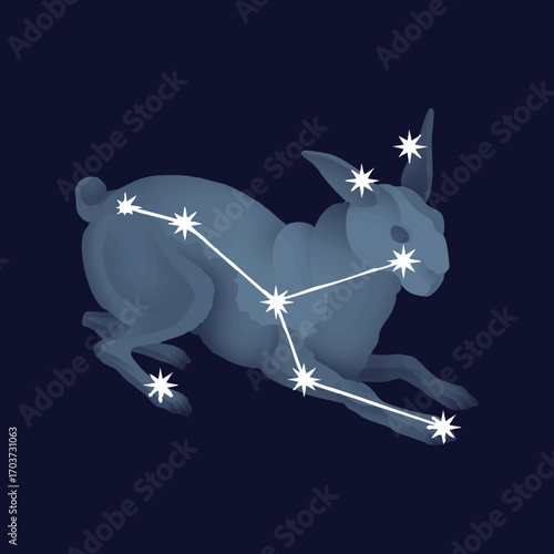 Lepus constellation - the hare